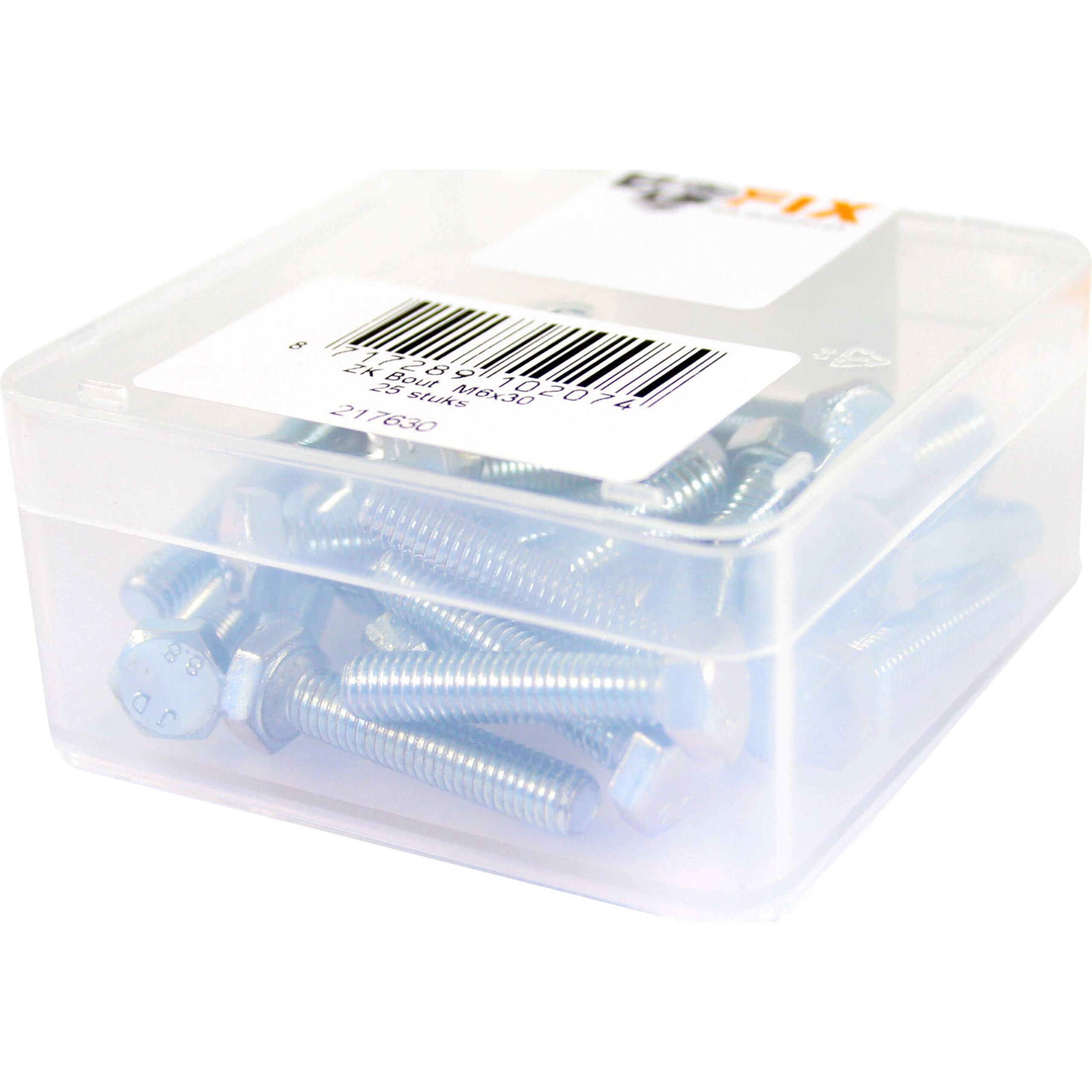 Bofix Box Bolt Hex Head M6x30 (25 Pieces)