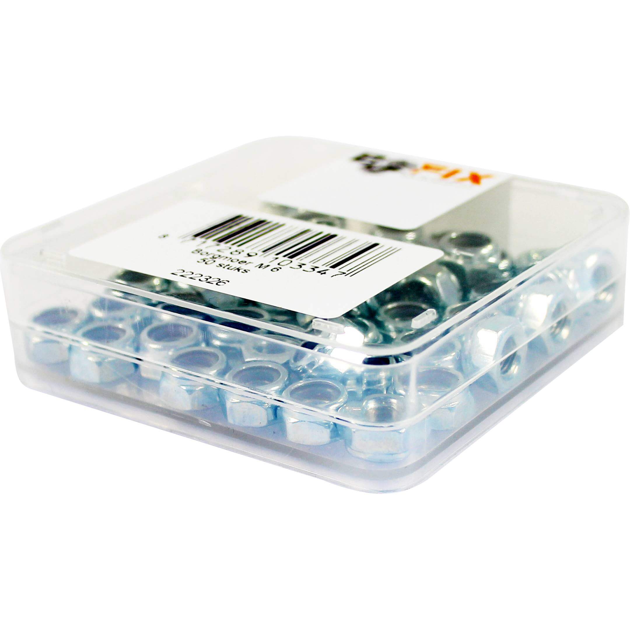 Bofix Box Lock Nut M6 (50 Pieces)