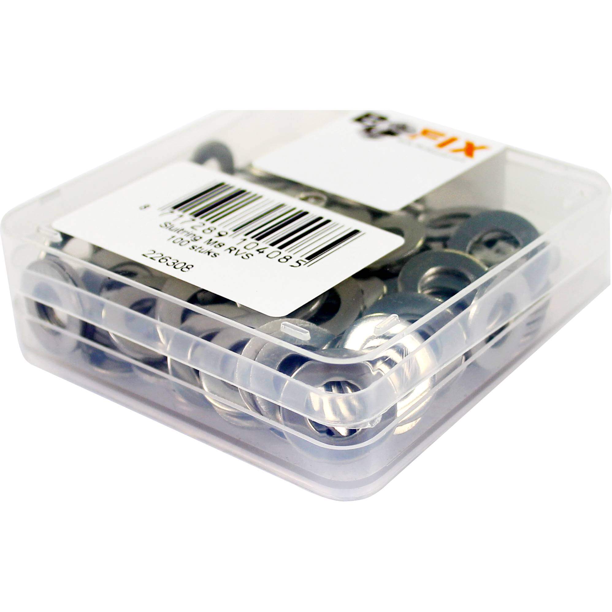 Bofix Box Lock Ring M8 Stainless Steel (100 Pieces)