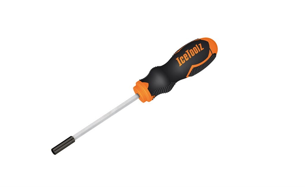 IceToolz Nipple Wrench 3/16 Hex With Handle