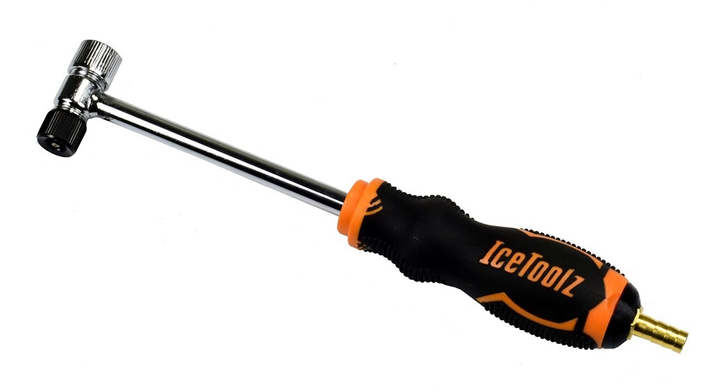 IceToolz Pump Compressor Handle + Hose Coupling IceToolz Pump Compressor Handle + Hose Coupling