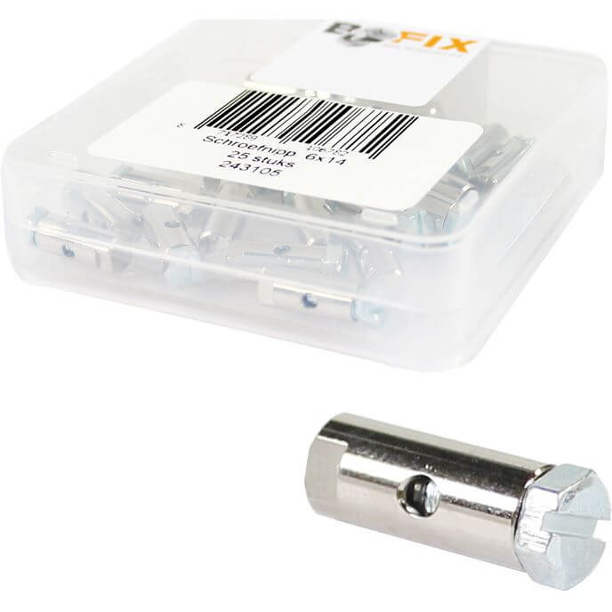 Bofix Box Screw Nipple 6x14 (25 Pieces)