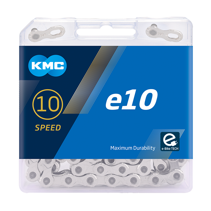 KMC Chain E10 Silver E-Bike 122s KMC Chain E10 Silver E-Bike 122s
