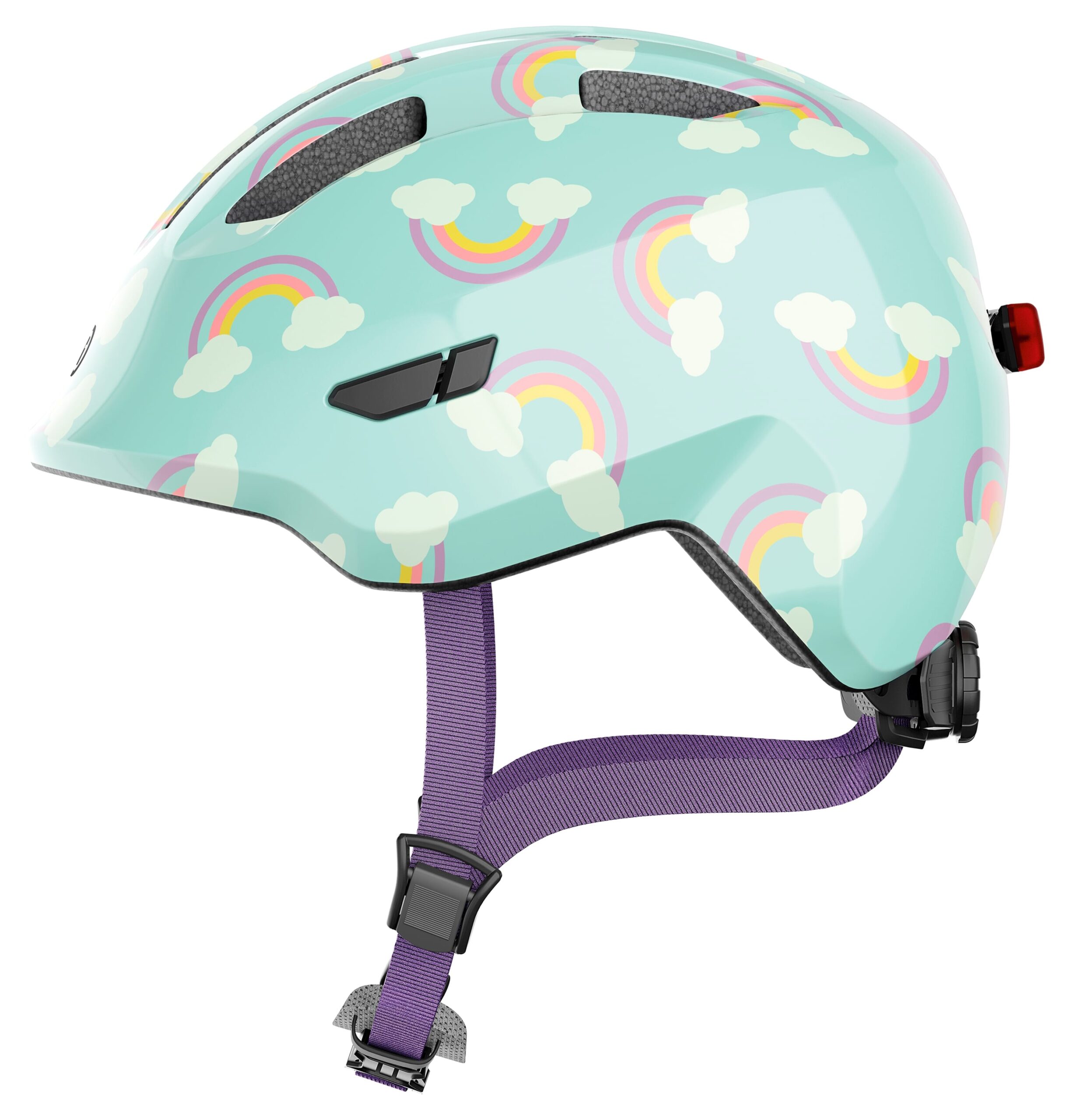 Abus Helmet Smiley 3.0 LED Blue Rainbow M 50-55cm Abus Helmet Smiley 3.0 LED Blue Rainbow M 50-55cm