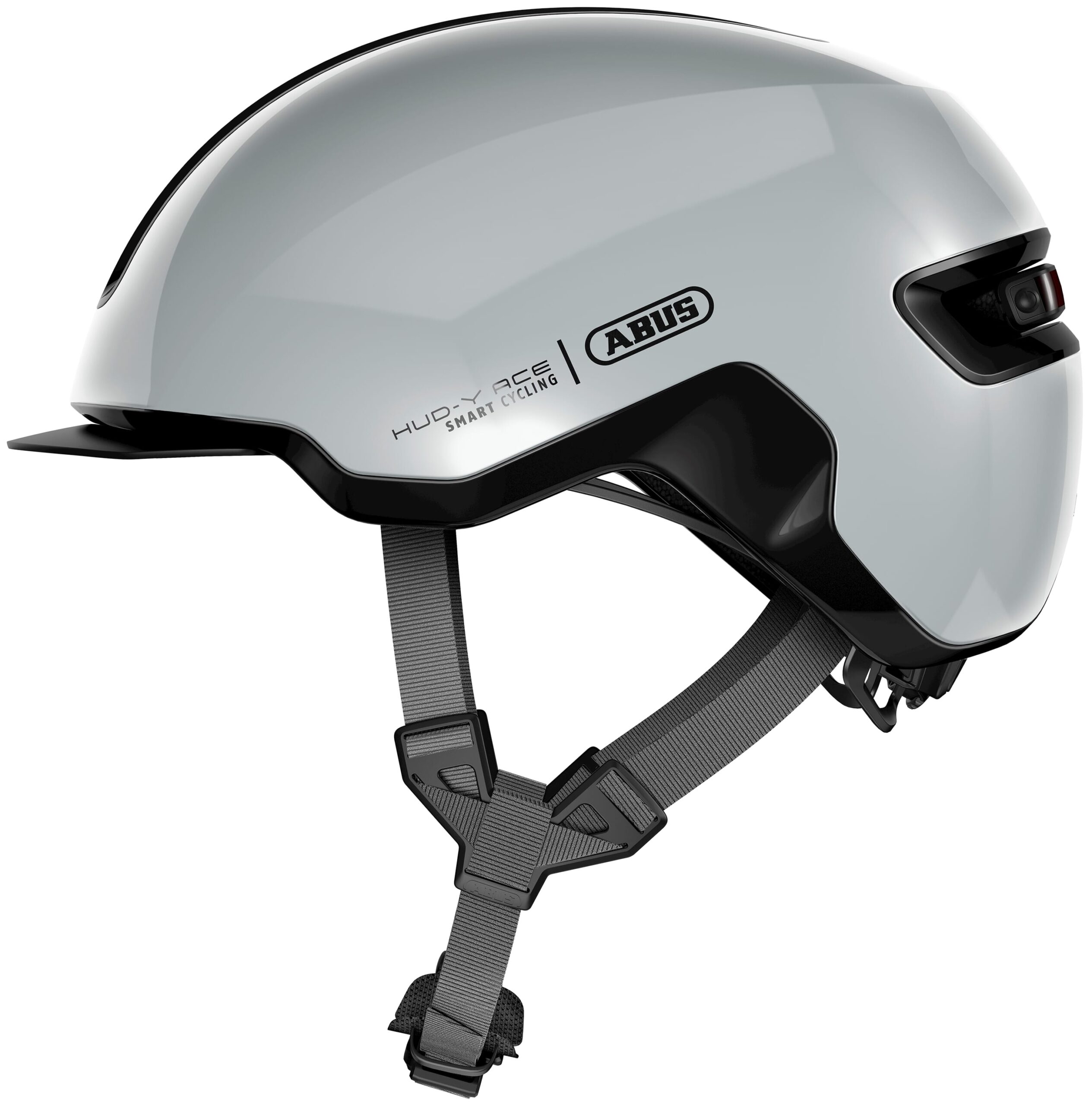 Abus Helmet HUD-Y Race Grey M 54-58cm Abus Helmet HUD-Y Race Grey M 54-58cm