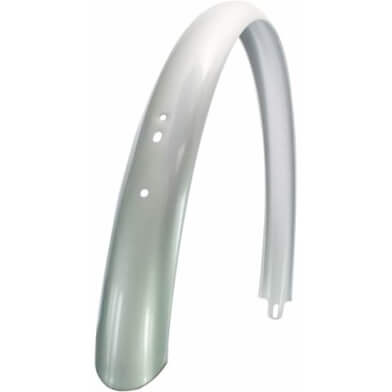 Rear Fender 28 Transport Wide Long Silver