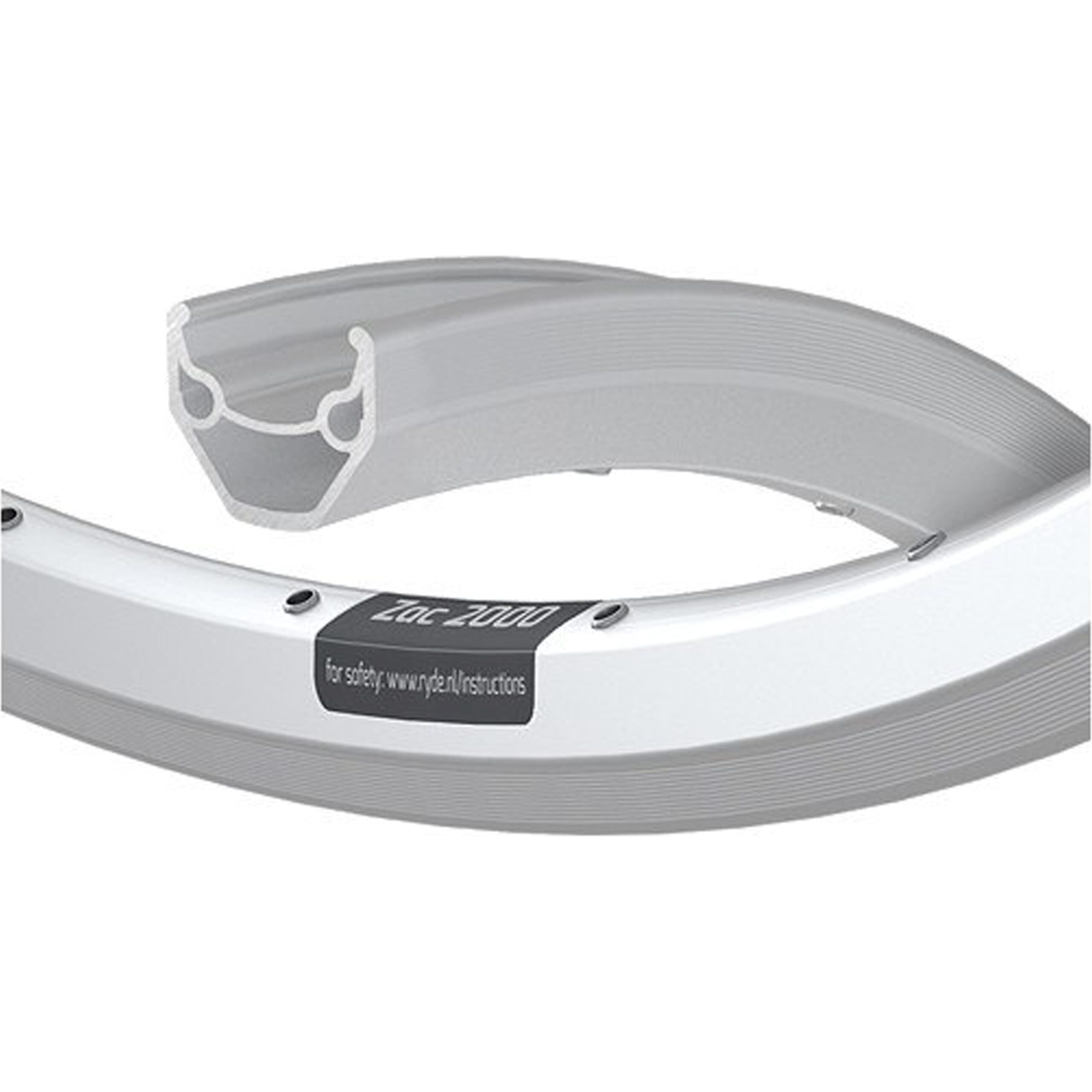 Ryde Rim 28 ZAC2000 Silver Ano CNC 36/14