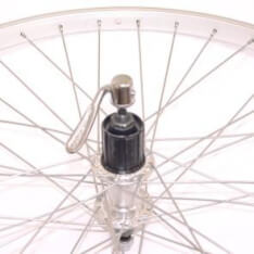 Roland Rear Wheel 26 x 1.75 Dropout Cassette 8 Speed Aluminum Stand Silver