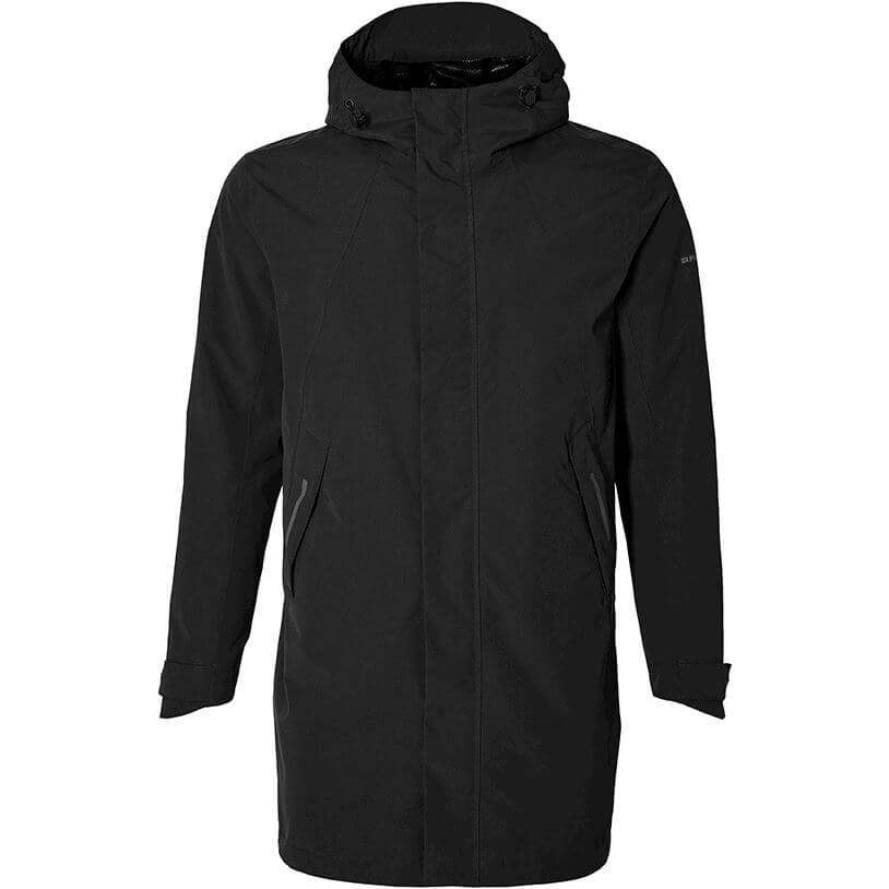 Basil Rain Parka Mosse Men Jet Black L Basil Rain Parka Mosse Men Jet Black L