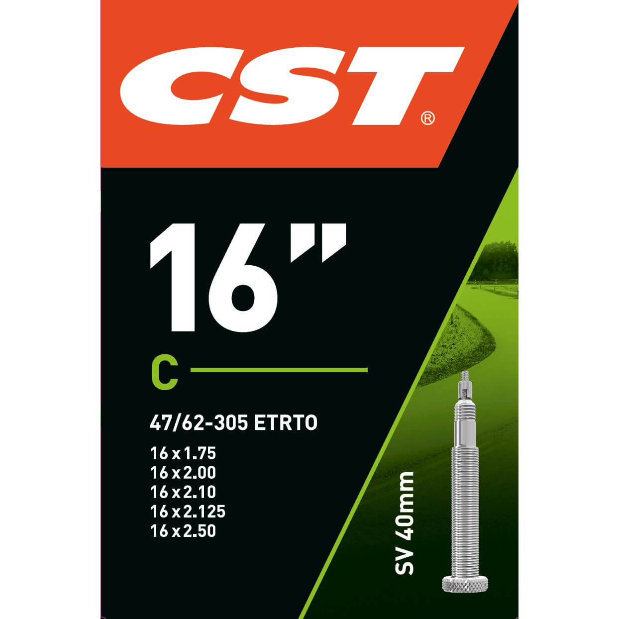 CST BNB 16 x 1.75 - 2.50 FV 40mm CST BNB 16 x 1.75 - 2.50 FV 40mm