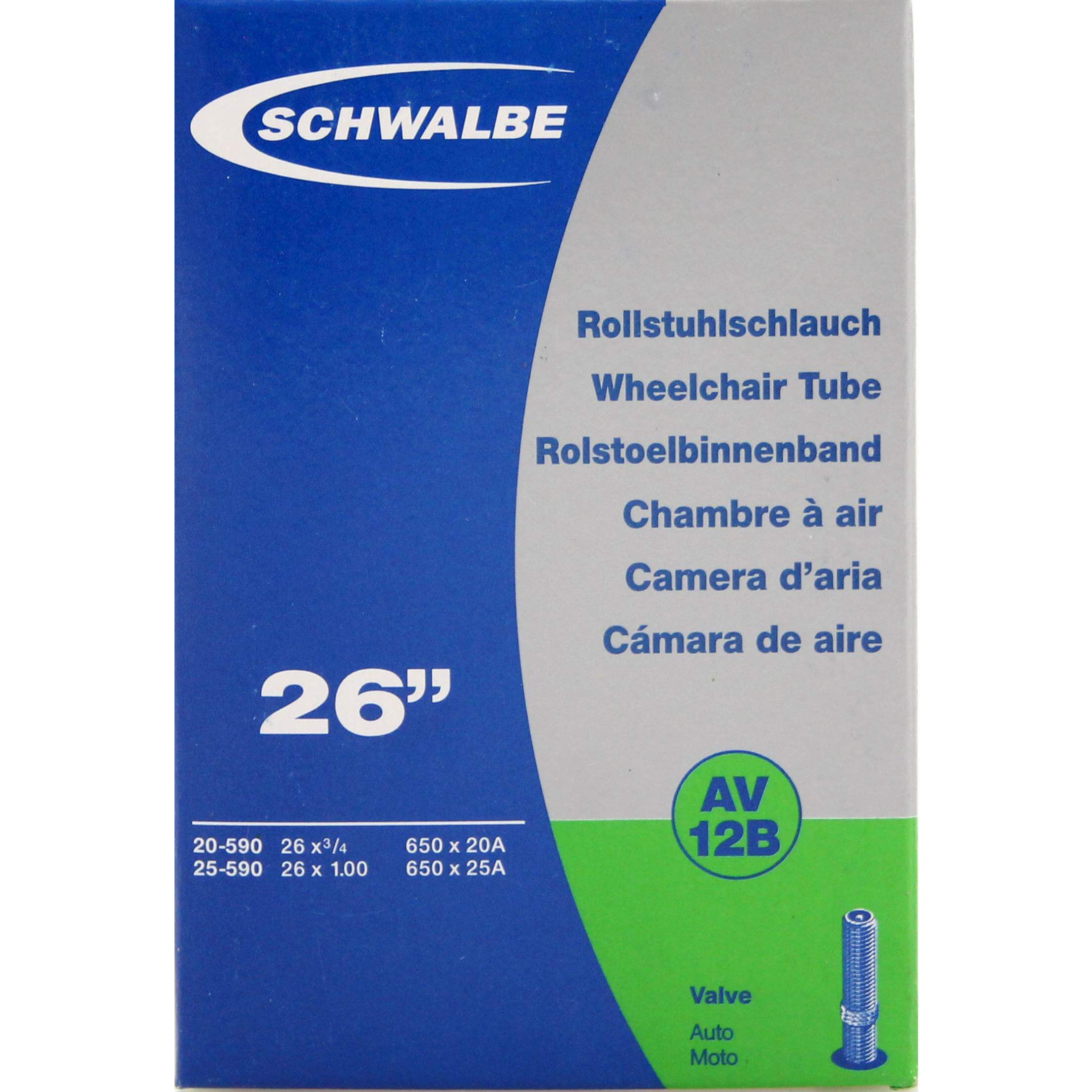 Schwalbe Bnb AV12B 26 x 3/4 - 27.5 x 1.10 AV 40mm