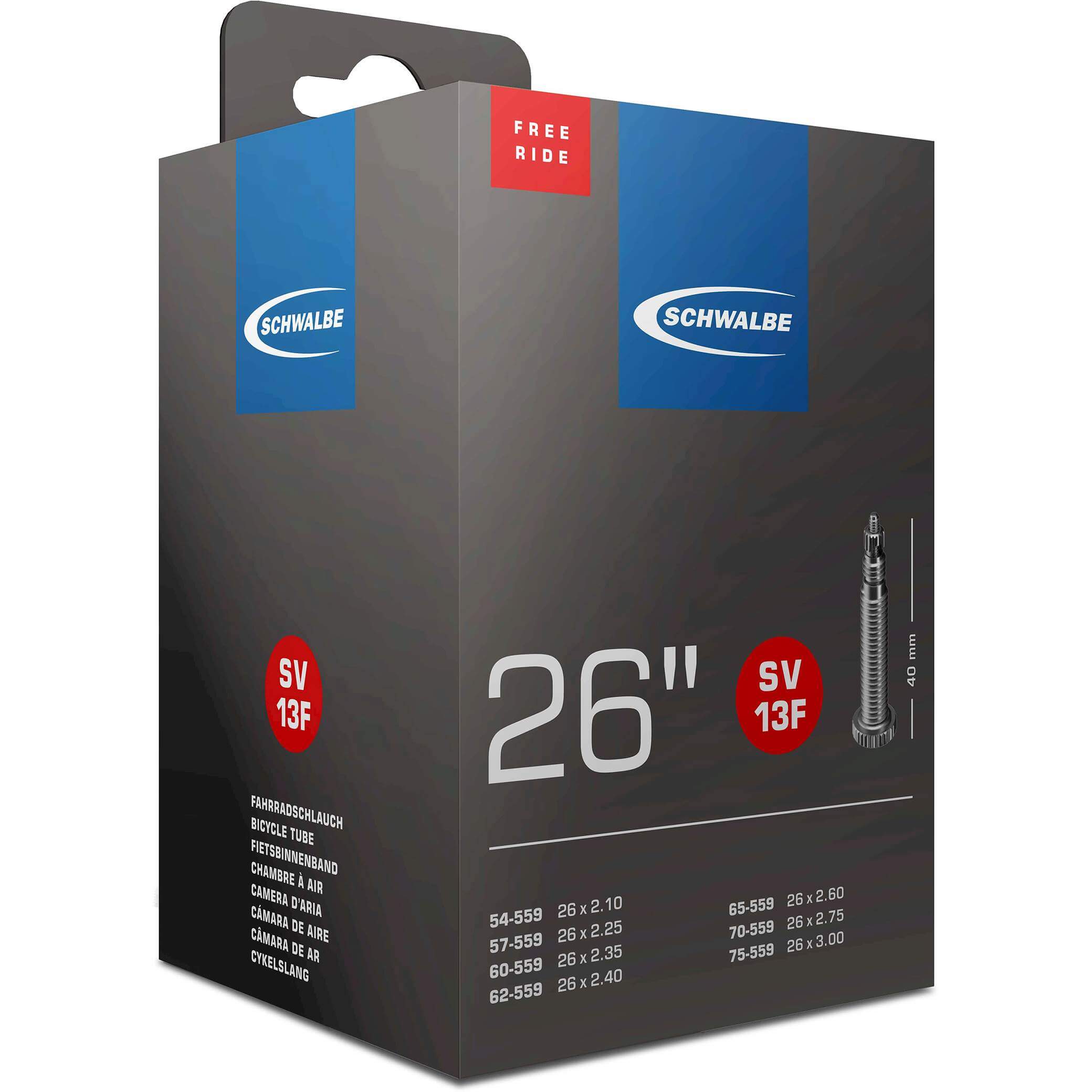 Schwalbe Bnb SV13F TR4 Freeride 26 x 2.10 - 3.00 Fv 40mm