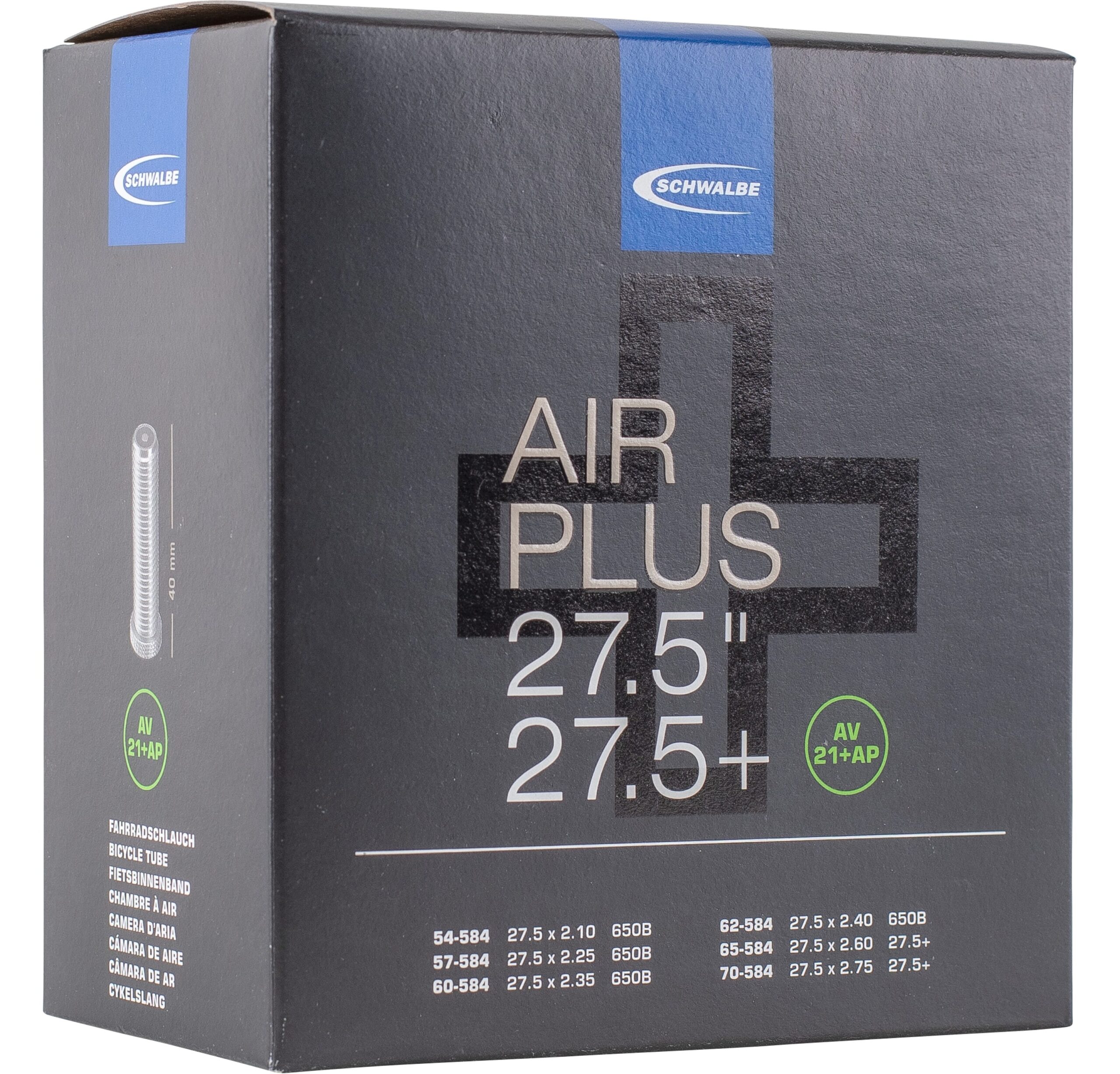 Schwalbe Bnb AV21AP Air Plus 27.5 x 2.10 - 2.75 AV 40mm