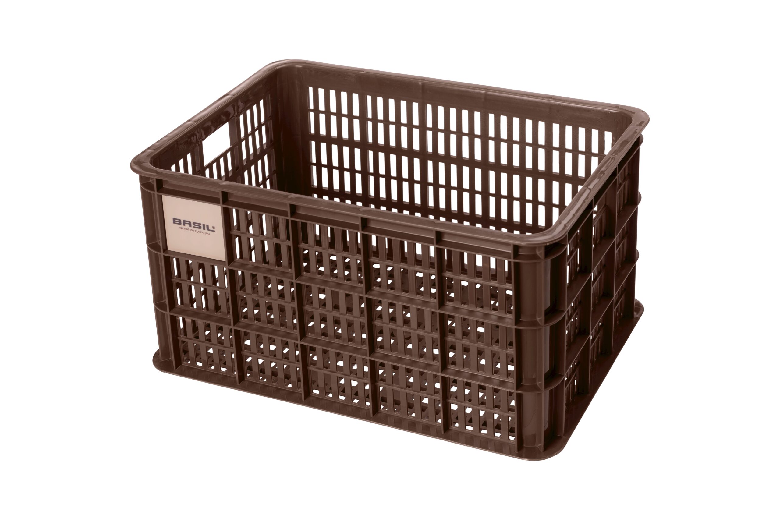 Basil Bike Crate L Brown 40L Recycled