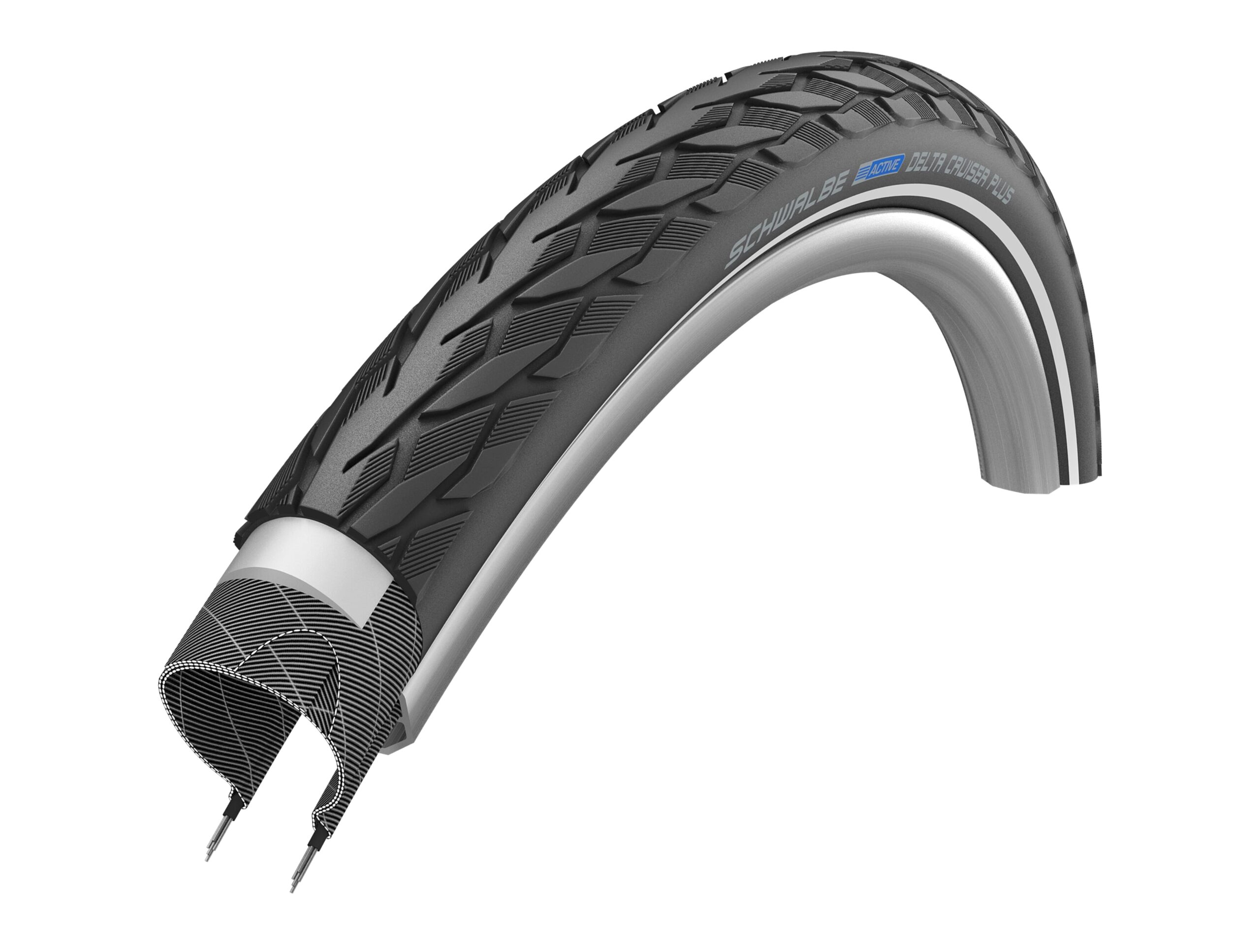 Schwalbe Btb Delta Cruiser Plus 28 x 1.40 Black Reflective