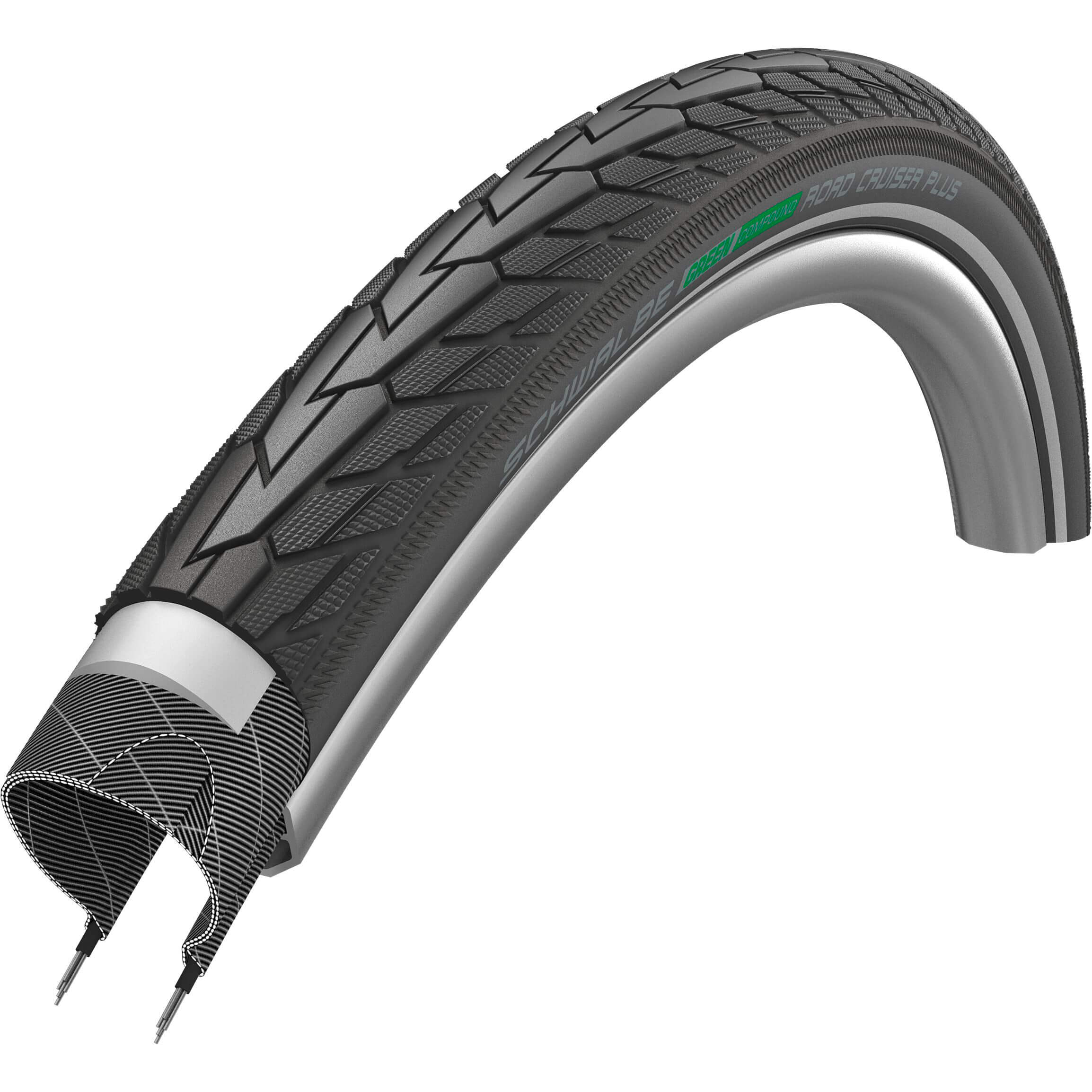 Schwalbe Btb Road Cruiser Plus 24 x 1.75 Black Reflective