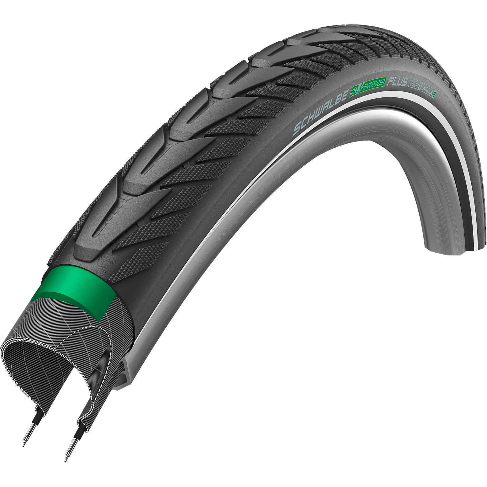 Schwalbe Btb Energizer Plus 28 x 1.50 Black Reflective