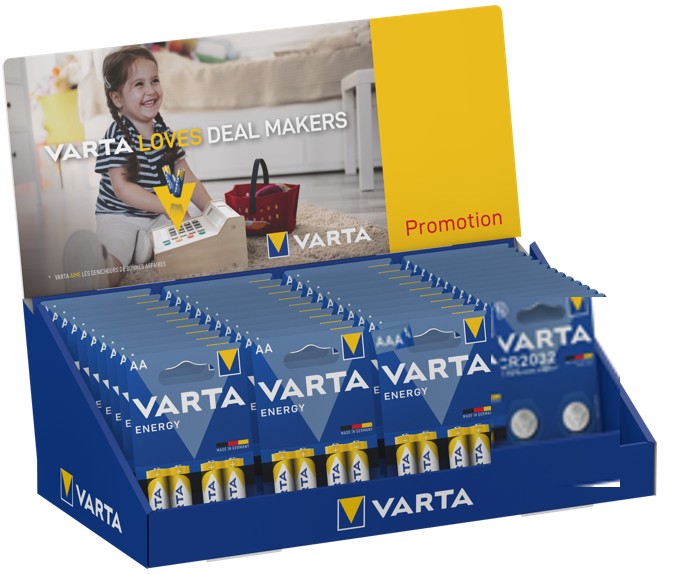 Varta Battery Display Energy AA AAA CR2032 Varta Battery Display Energy AA AAA CR2032