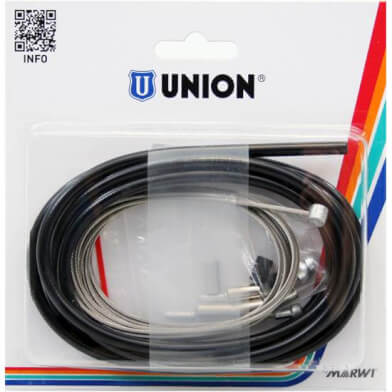 Union Brake Cable 2 Nipples Stainless Steel