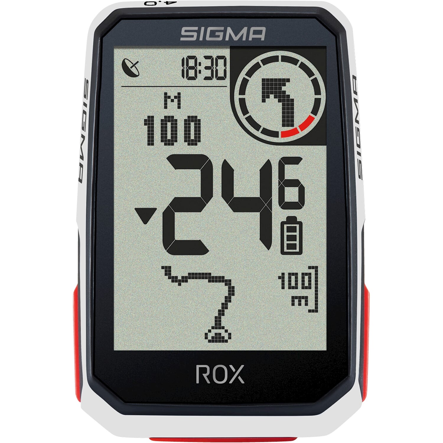 Sigma Bike Computer ROX 4.0 GPS White