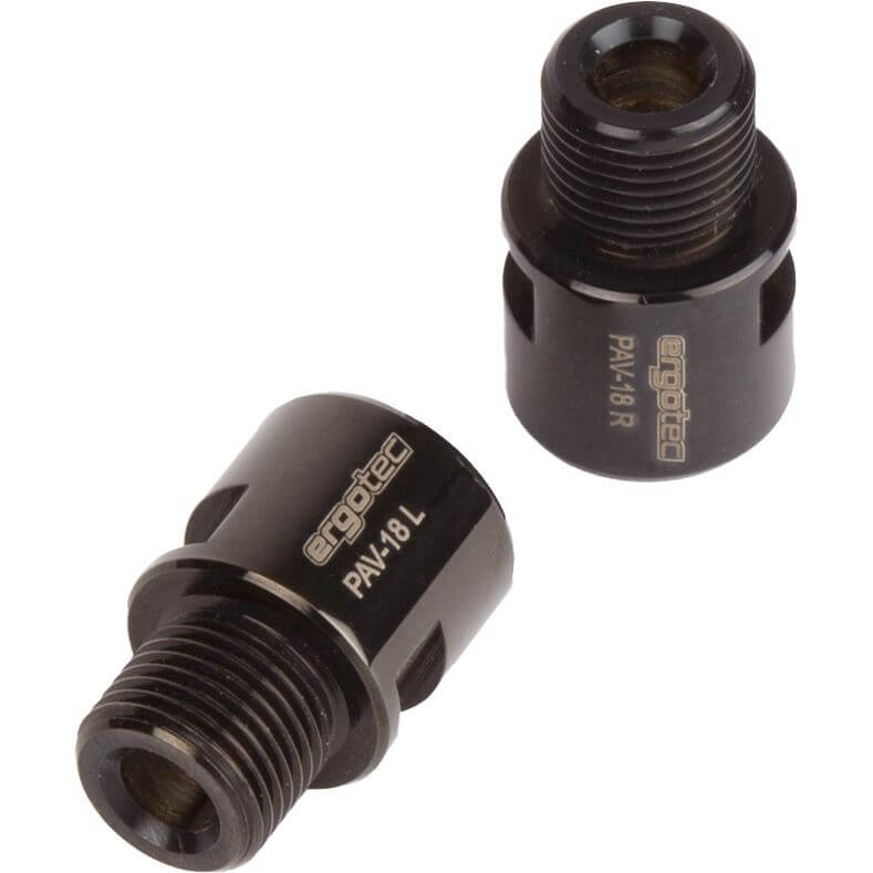 Ergotec Pedal Axle Extender Black