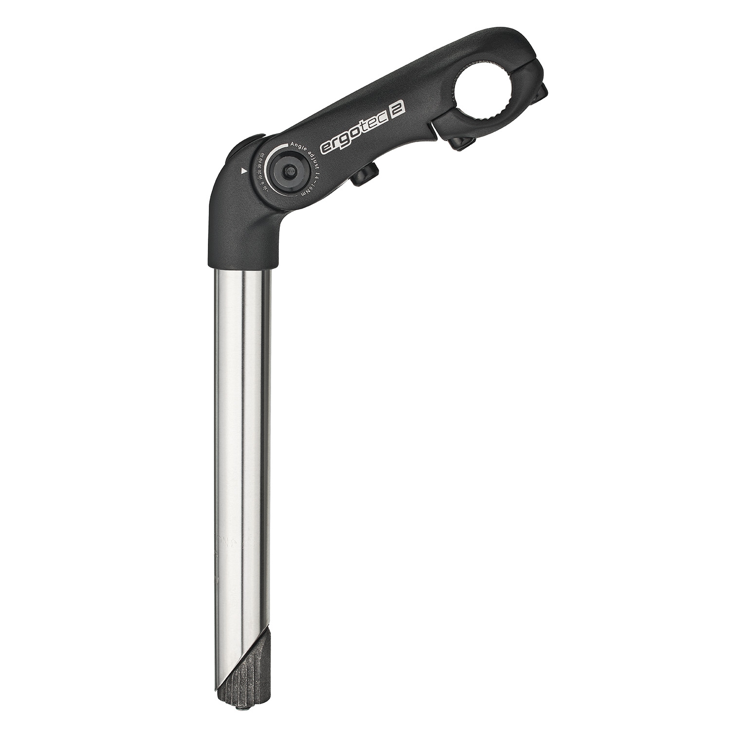 Ergotec Stem Kobra Vario Tube 22.2/90 Stainless Steel Black