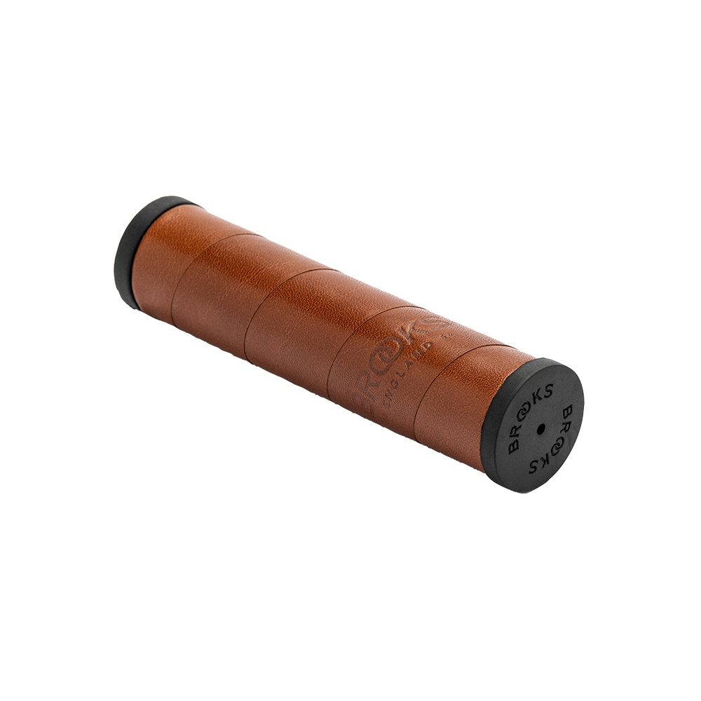 Brooks Handles Willow Leather Grips 130mm Honey Brooks Handles Willow Leather Grips 130mm Honey