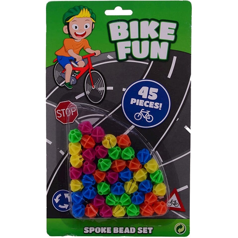 Bike Fun Spoke Beads 45 Pieces On Card Bike Fun Spoke Beads 45 Pieces On Card