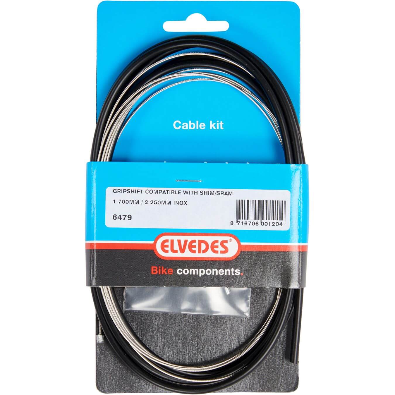 Elvedes Shift Cable Nexus Stainless Steel Black