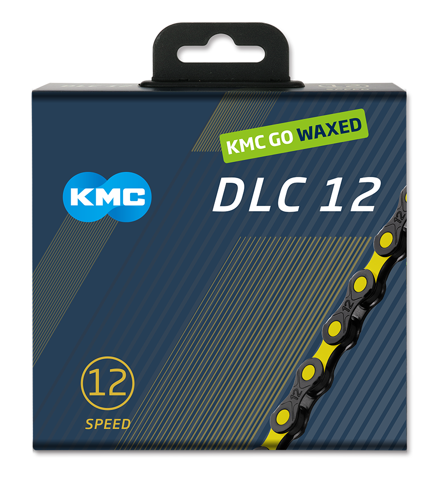 KMC Chain DLC12 Black/Yellow 126s Waxed KMC Chain DLC12 Black/Yellow 126s Waxed