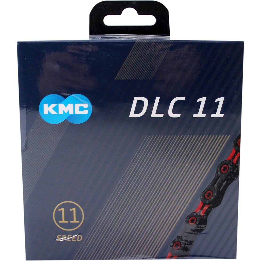 KMC Chain DLC11 Black Red 118 Links KMC Chain DLC11 Black Red 118 Links