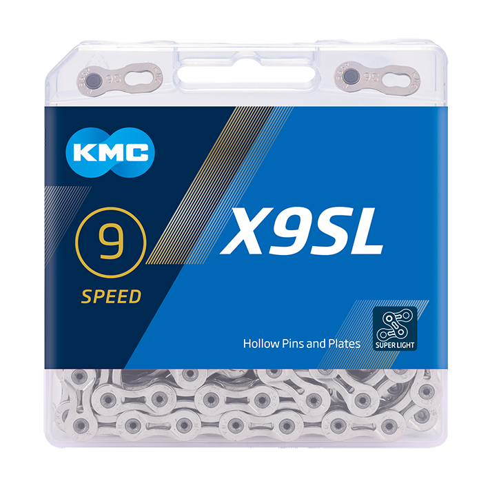 KMC Chain X9SL Silver 114 Links KMC Chain X9SL Silver 114 Links