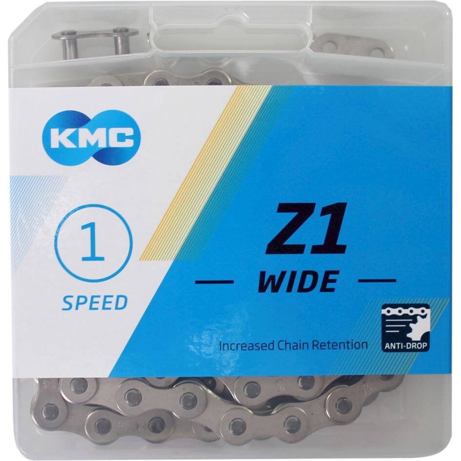 KMC Chain Z1 1/8 Wide Silver 112 Links