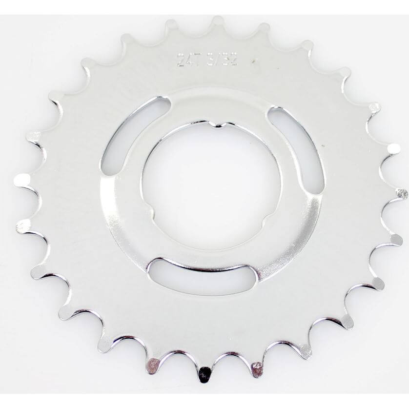 Sprocket 24T Hub 3/32 Chrome Sprocket 24T Hub 3/32 Chrome