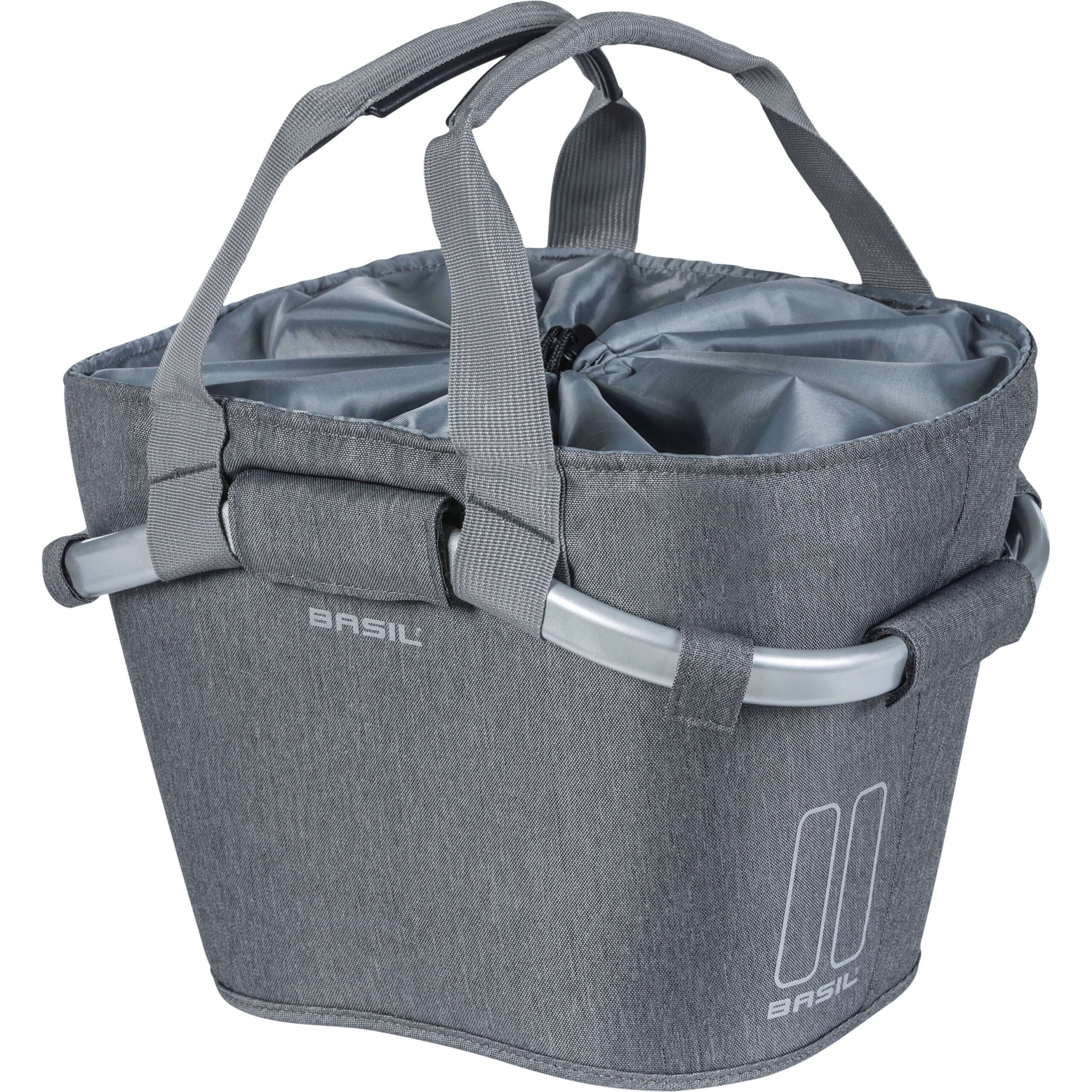 Basil Mand Front 2Day Carry All KF 15L Grey Melee 20x26x19cm Basil Mand Front 2Day Carry All KF 15L Grey Melee 20x26x19cm