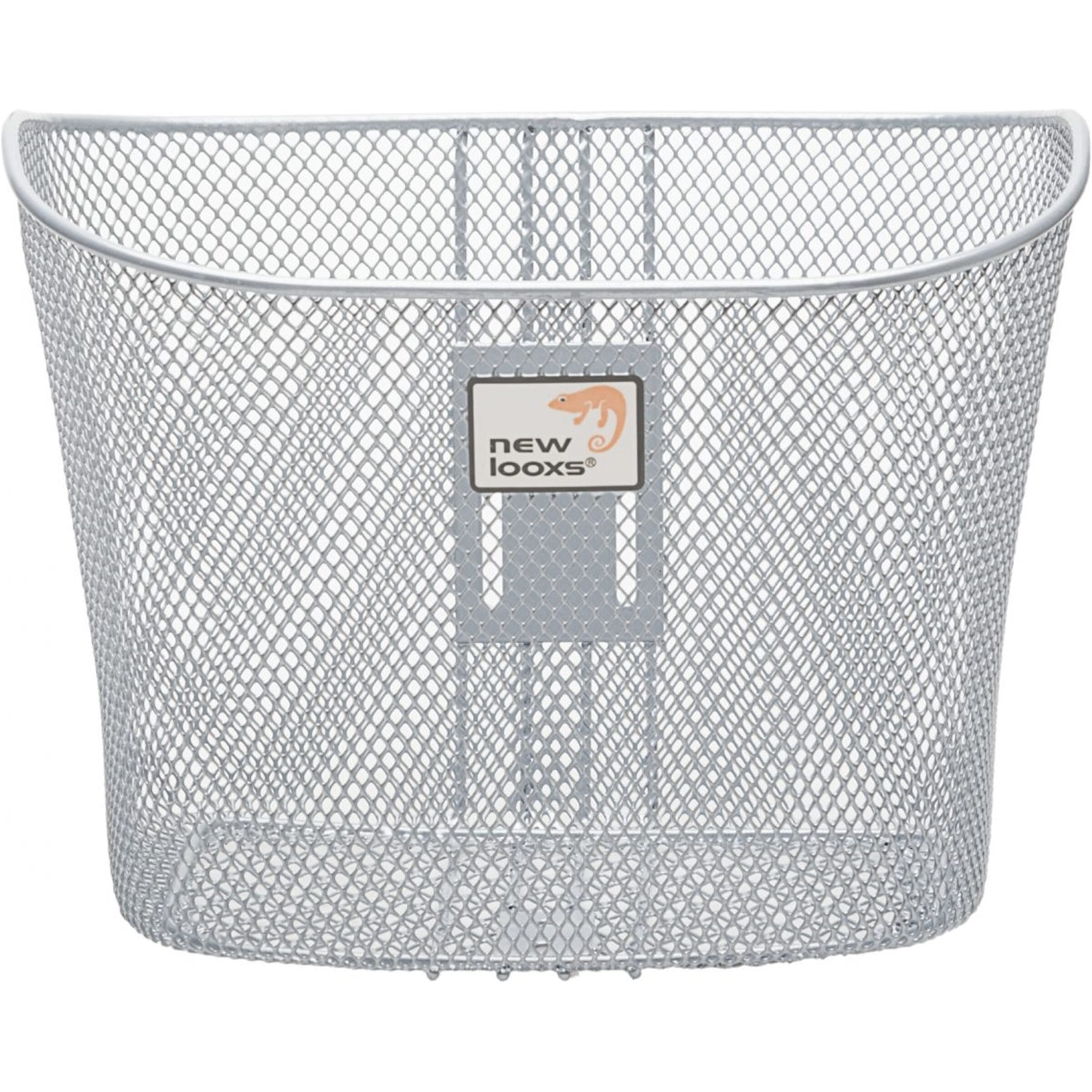 New Looxs Basket Toscane Fixed 19L Silver 34x25x25cm