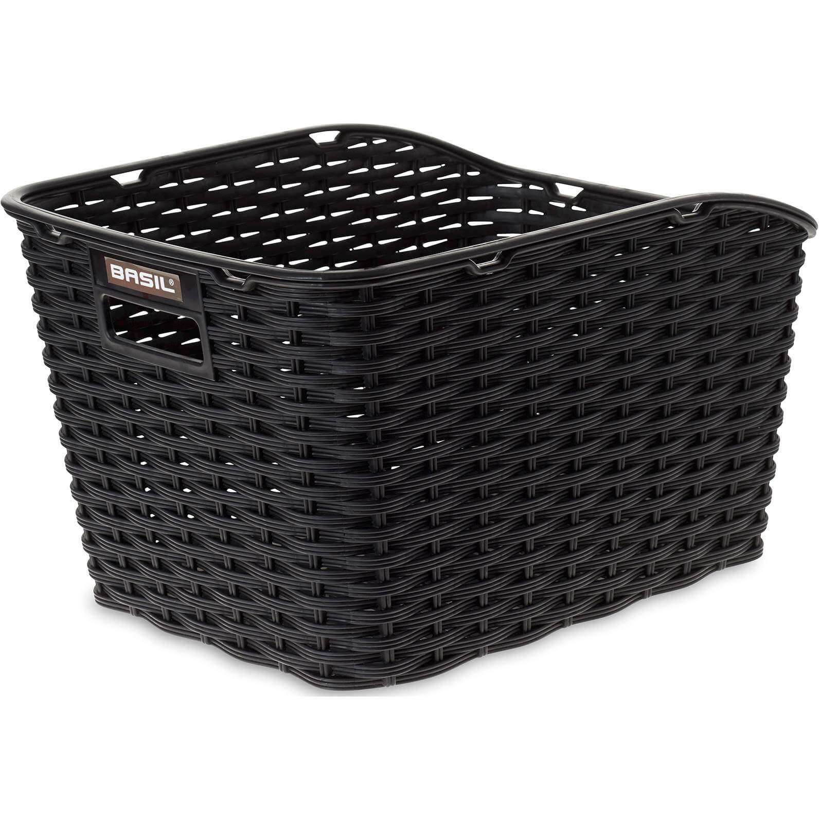 Basil Mand Weave WP Plastic 33L Black 42x32x24.5cm