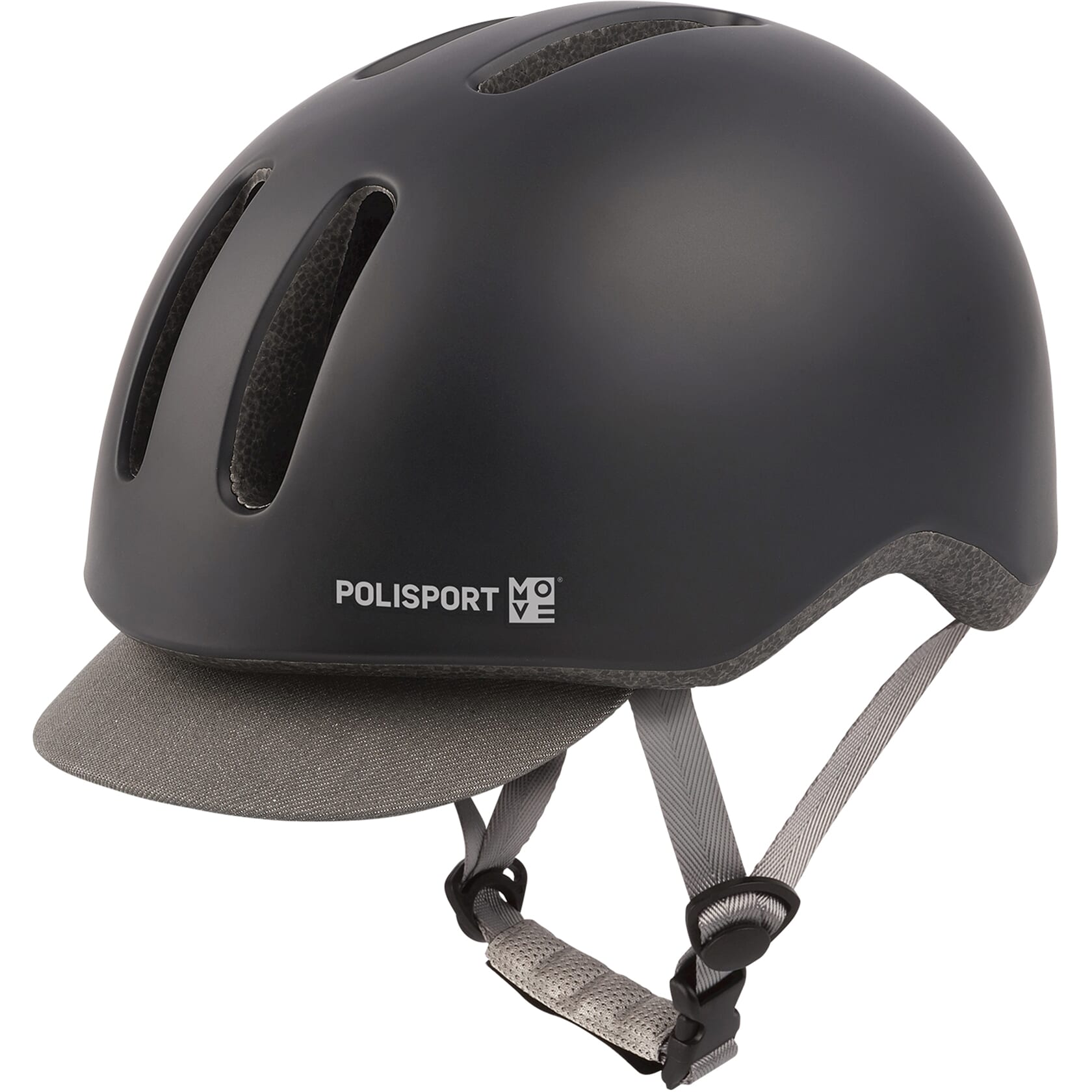 Polisport Commuter Helmet L 58-61 cm Black Matte