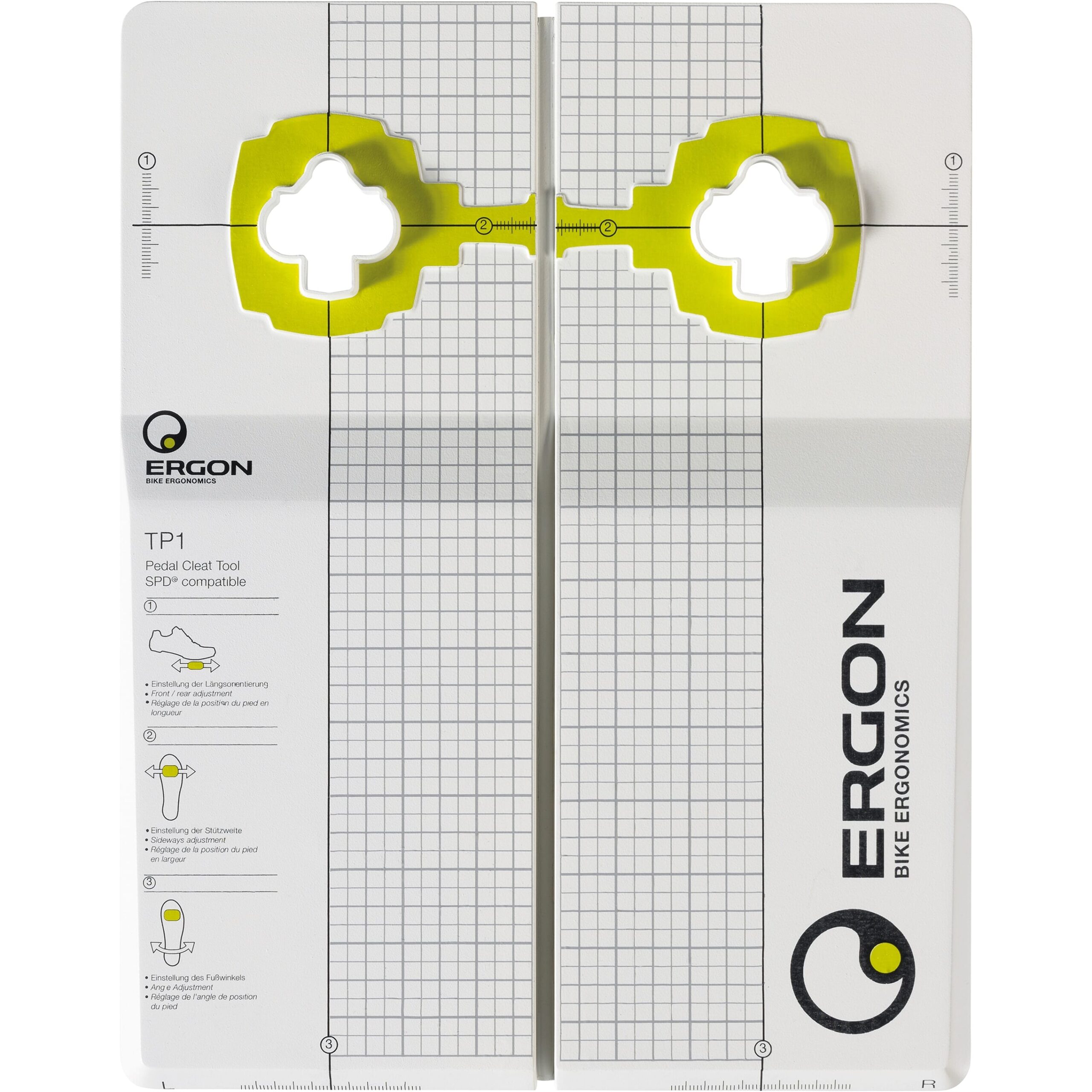 Ergon Adjustment Template TP1 SPD Plate Ergon Adjustment Template TP1 SPD Plate