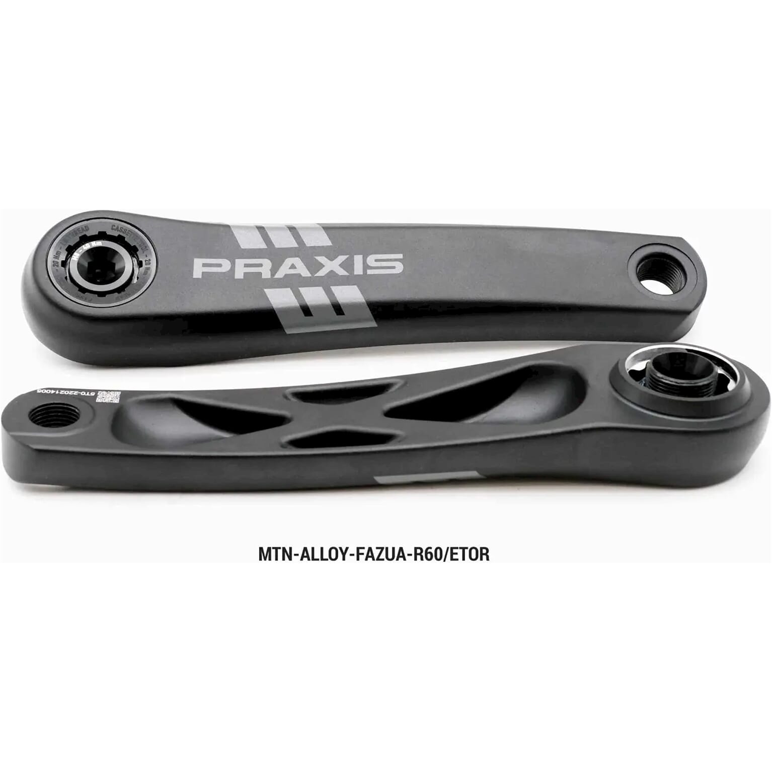 Praxis Crankset E-MTB Alloy Etor Spline 160mm (Fazua R60) Praxis Crankset E-MTB Alloy Etor Spline 160mm (Fazua R60)