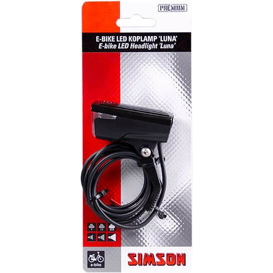 Simson Headlight Luna 6-60v 25 Lux E-Bike