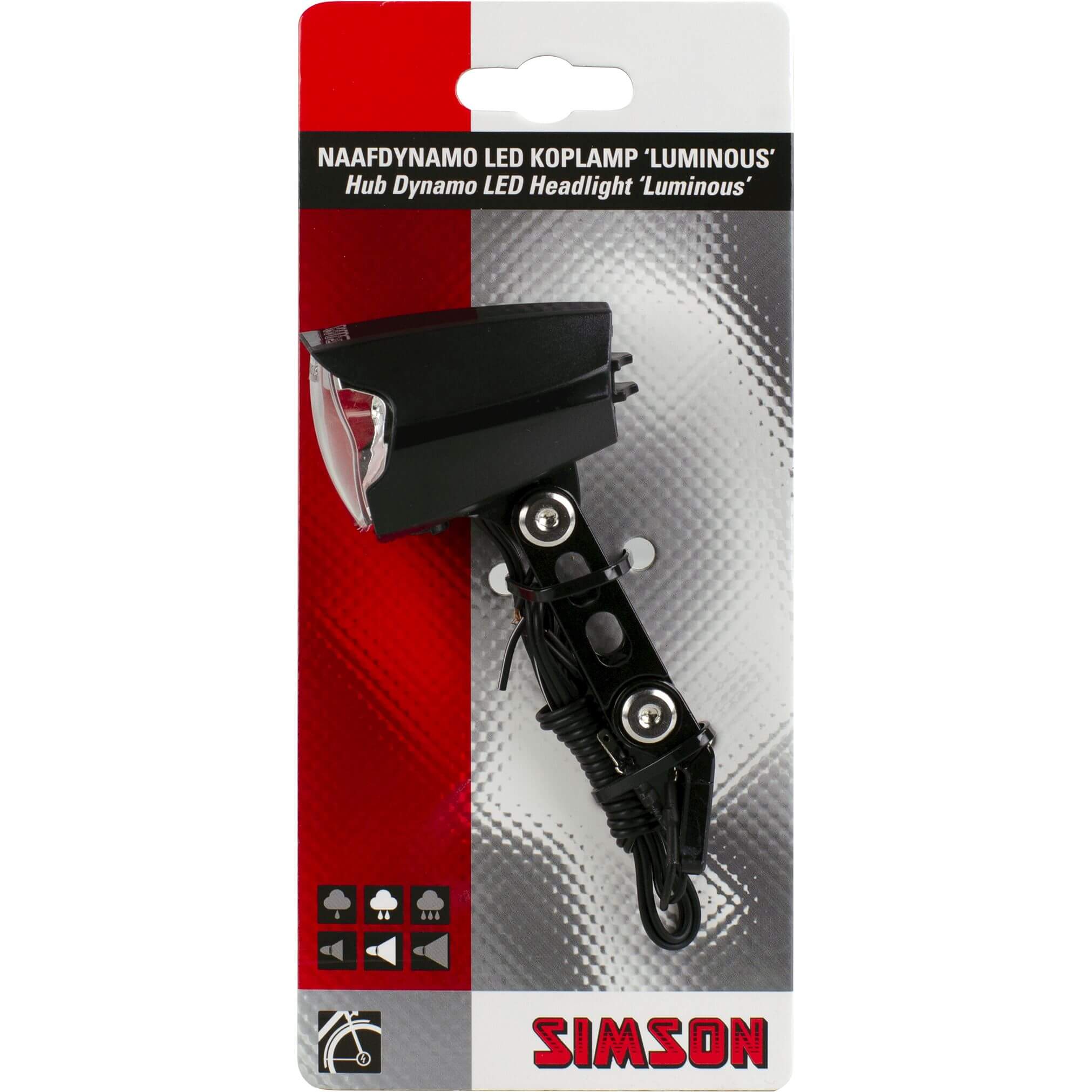 Simson Headlight Luminous Auto On Off Dynamo 30 Lux