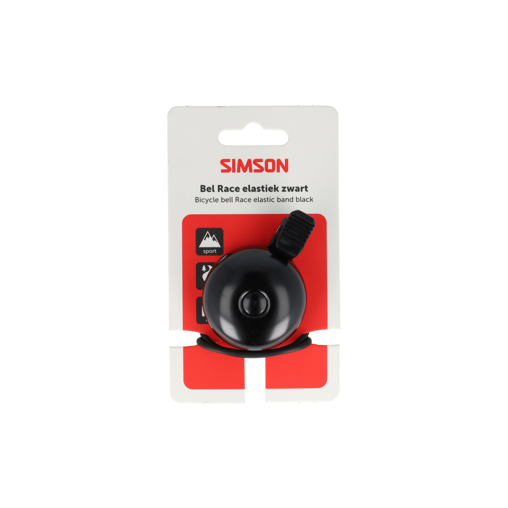 Simson Bell Race With Elastic Mount Black