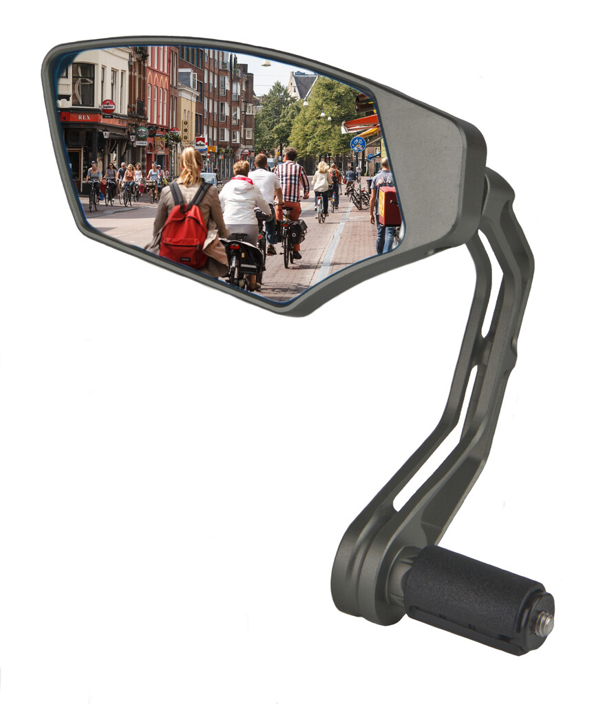 Mirage Mirror First Class Dimmable Glass Left Gray Mirage Mirror First Class Dimmable Glass Left Gray