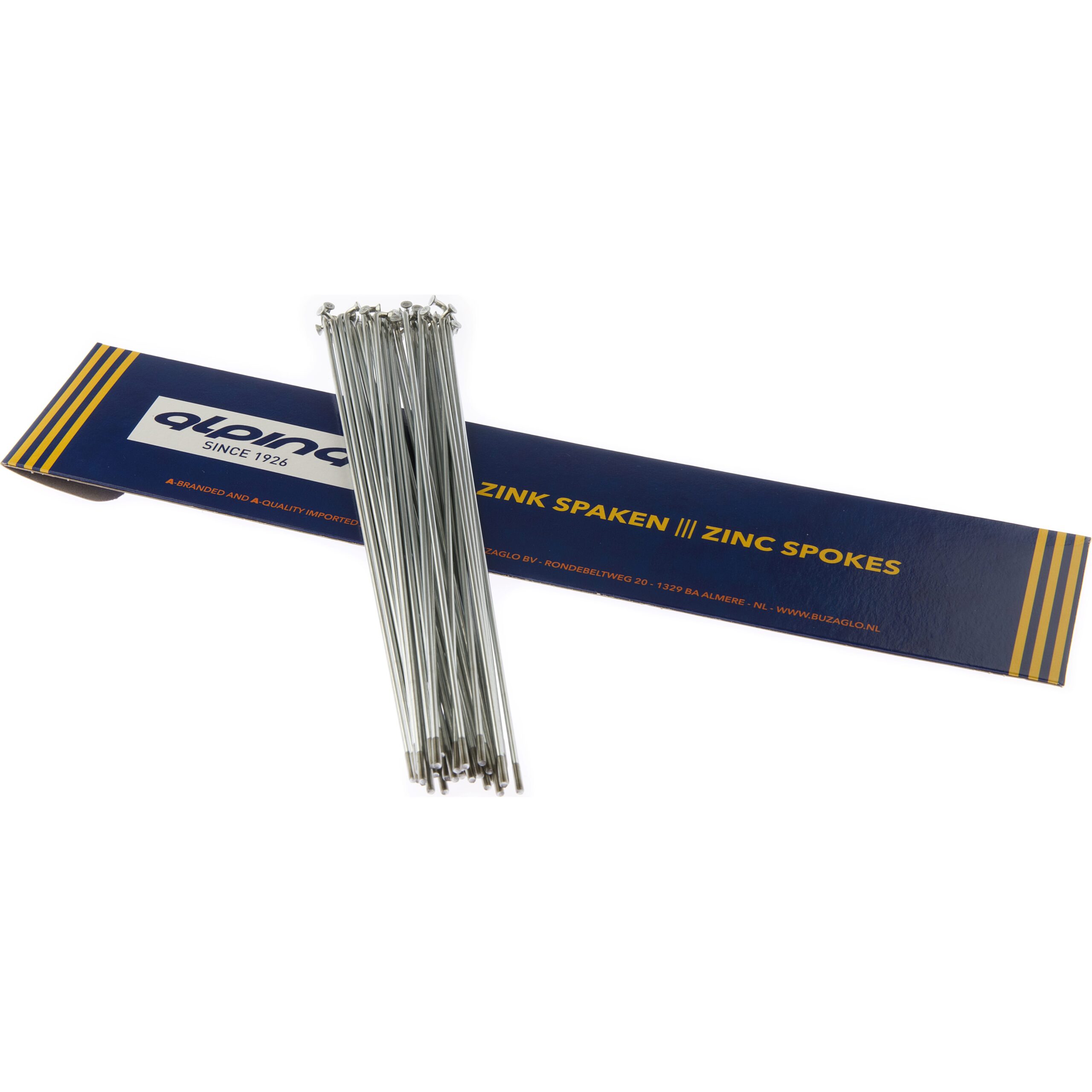 Alp Spoke 13-256mm Zinc Silver (36 Pieces)