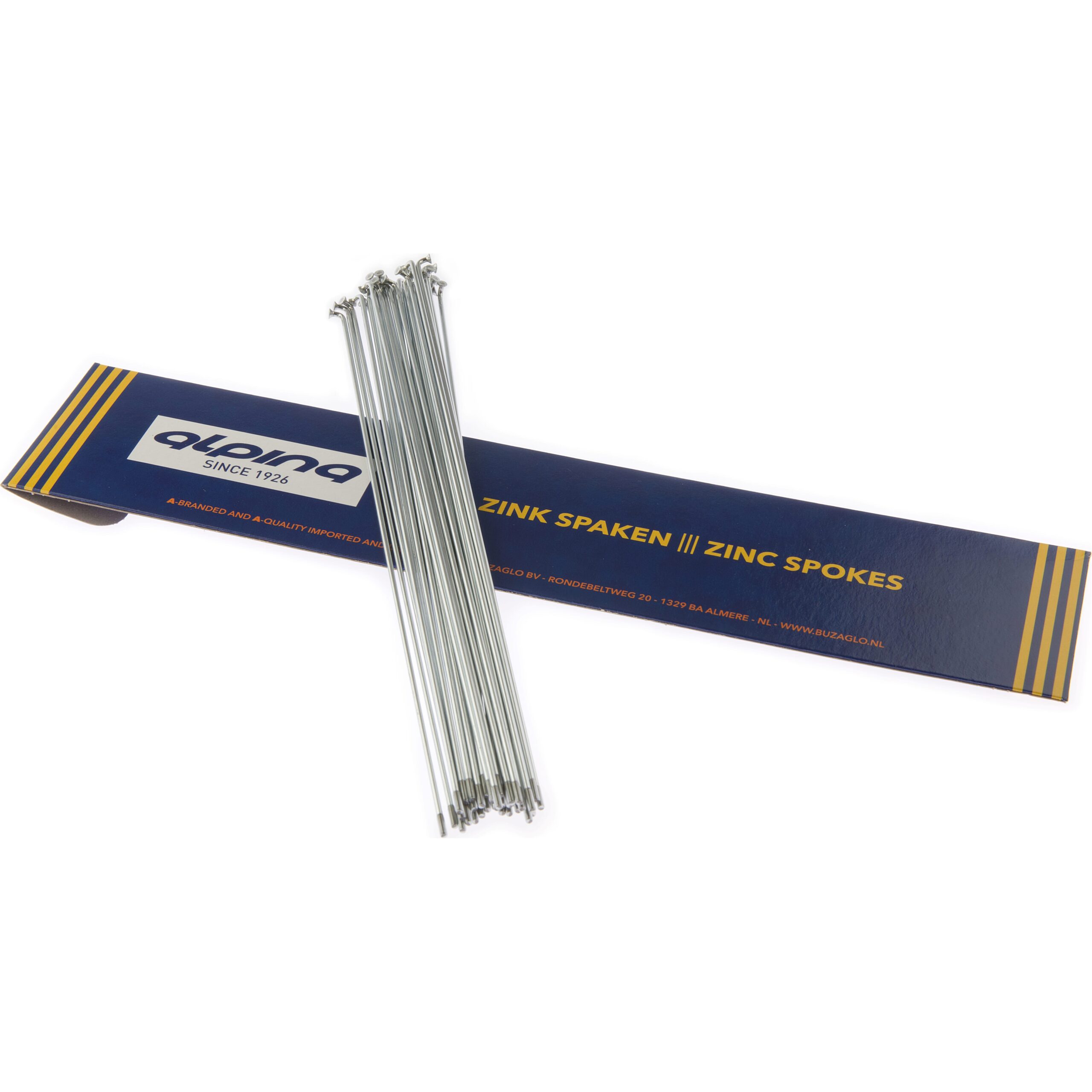 Alp Spoke 14-226mm Zinc Silver (18 Pieces)