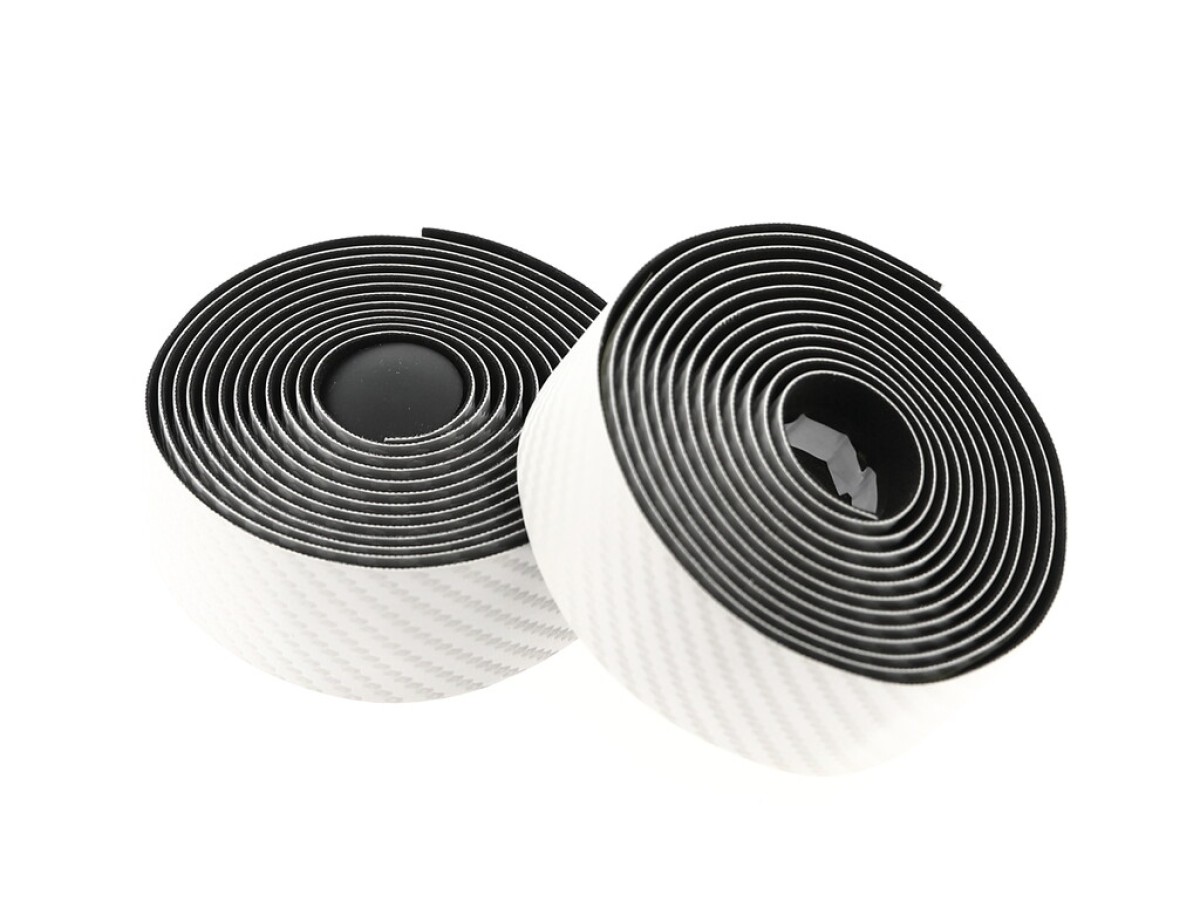 Tecora E Handlebar Tape Magnifique Carbon Look White