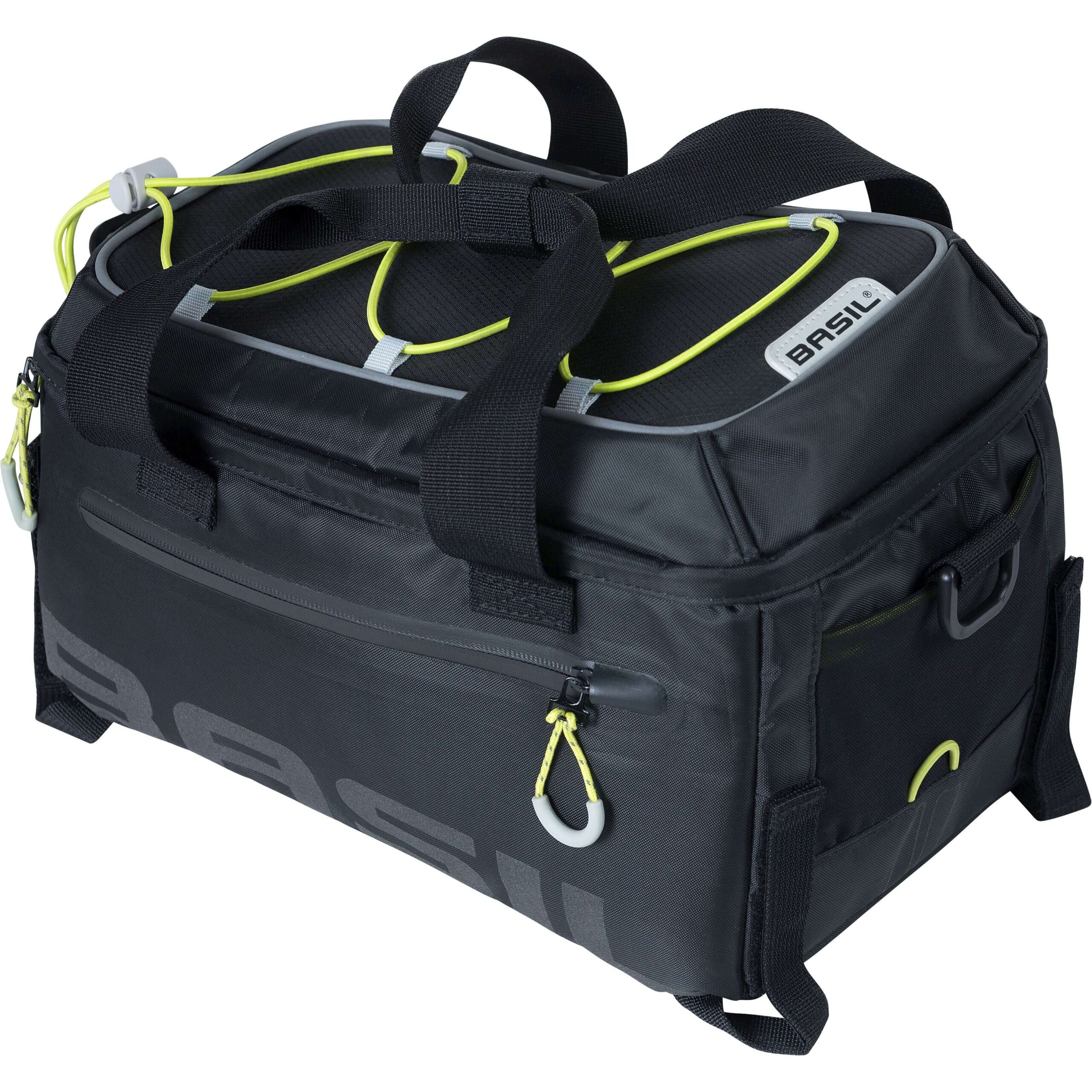 Basil Dragertas Miles Trunk Bag Black Lime 7L