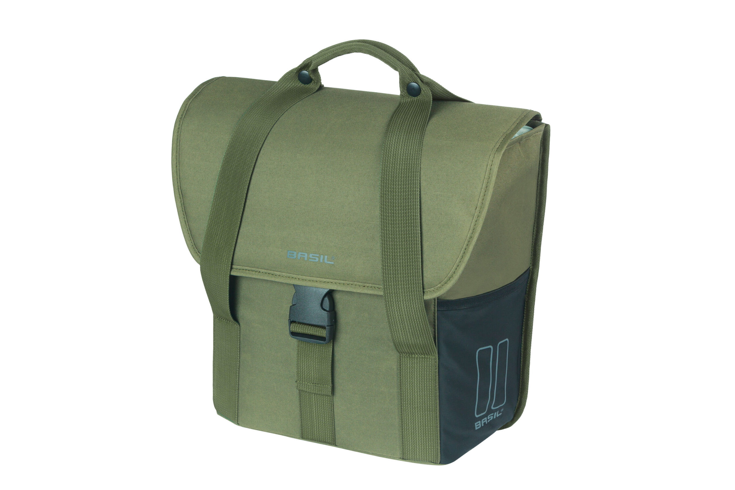 Basil Single Bike Bag Go Dark Green 16L Basil Single Bike Bag Go Dark Green 16L
