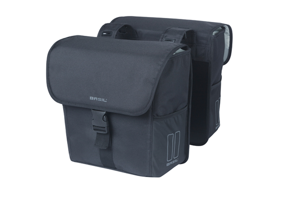 Basil Double Bike Bag Go Black 32L Basil Double Bike Bag Go Black 32L